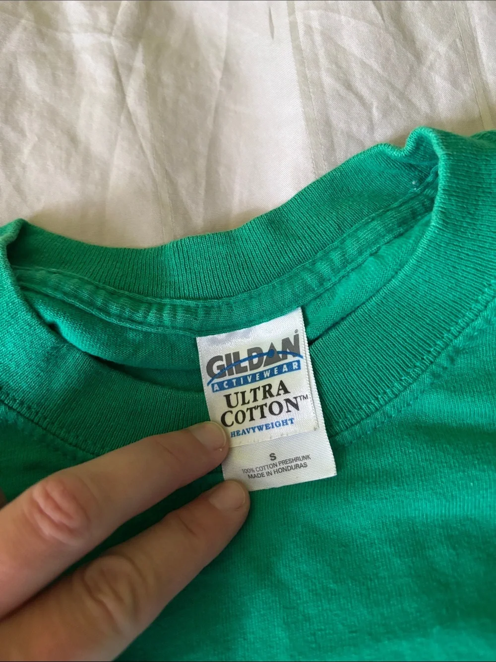 Gildan || Green Cotton I Love Vermont Short Sleeve Tee Size S - Picture 3 of 6